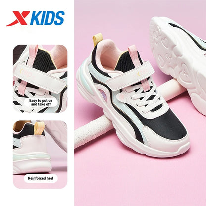 Xtep Girls Skateboarding Shoes 2025 - Comfortable Velcro Sneakers - footmaxldn