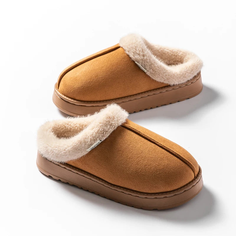 Womens Slippers Fashion Fluffy Autumn and Winter