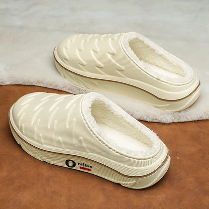 Men’s Plush-Lined Winter Slippers | Footmaxldn