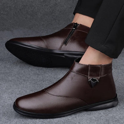 Men's Genuine Leather Chelsea Boots