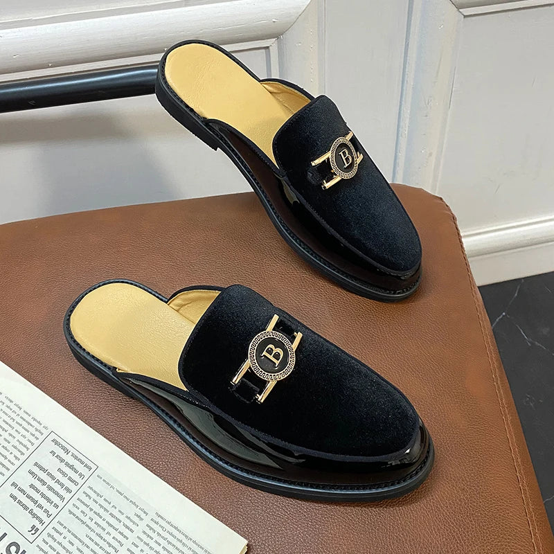 New Black Mens Sandals Dress Shoes Business Men Summer Sandals Free Shipping  Men Shoes - footmaxldn