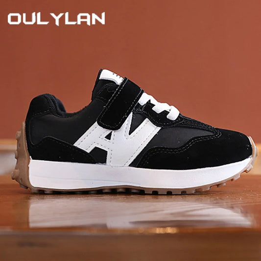 Footmax Kids Color Block Sneakers - Non-Slip Breathable Outdoor Sports Shoes - footmaxldn