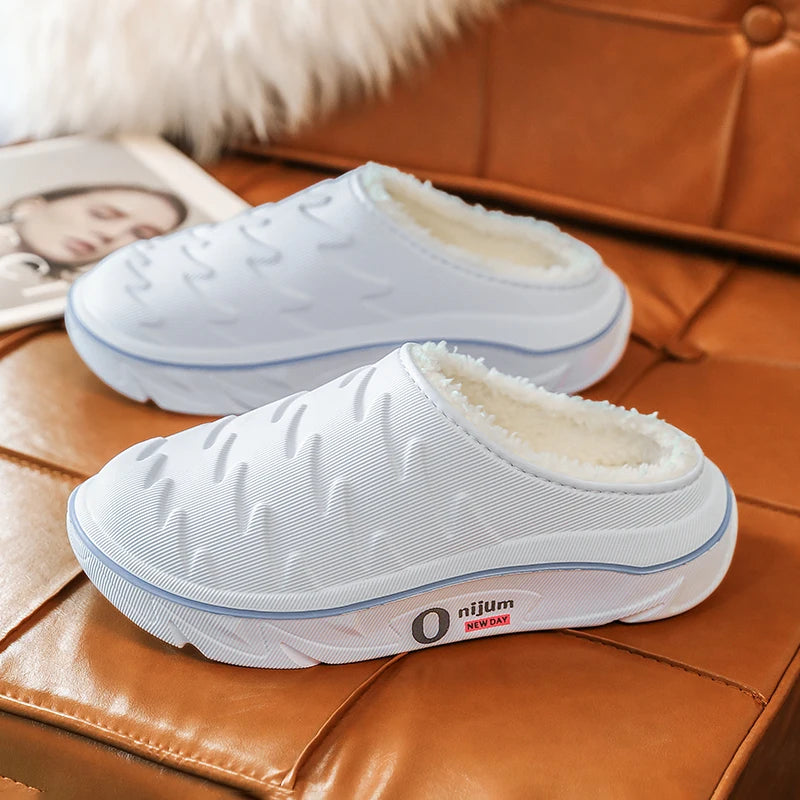 Men’s Plush-Lined Winter Slippers | Footmaxldn