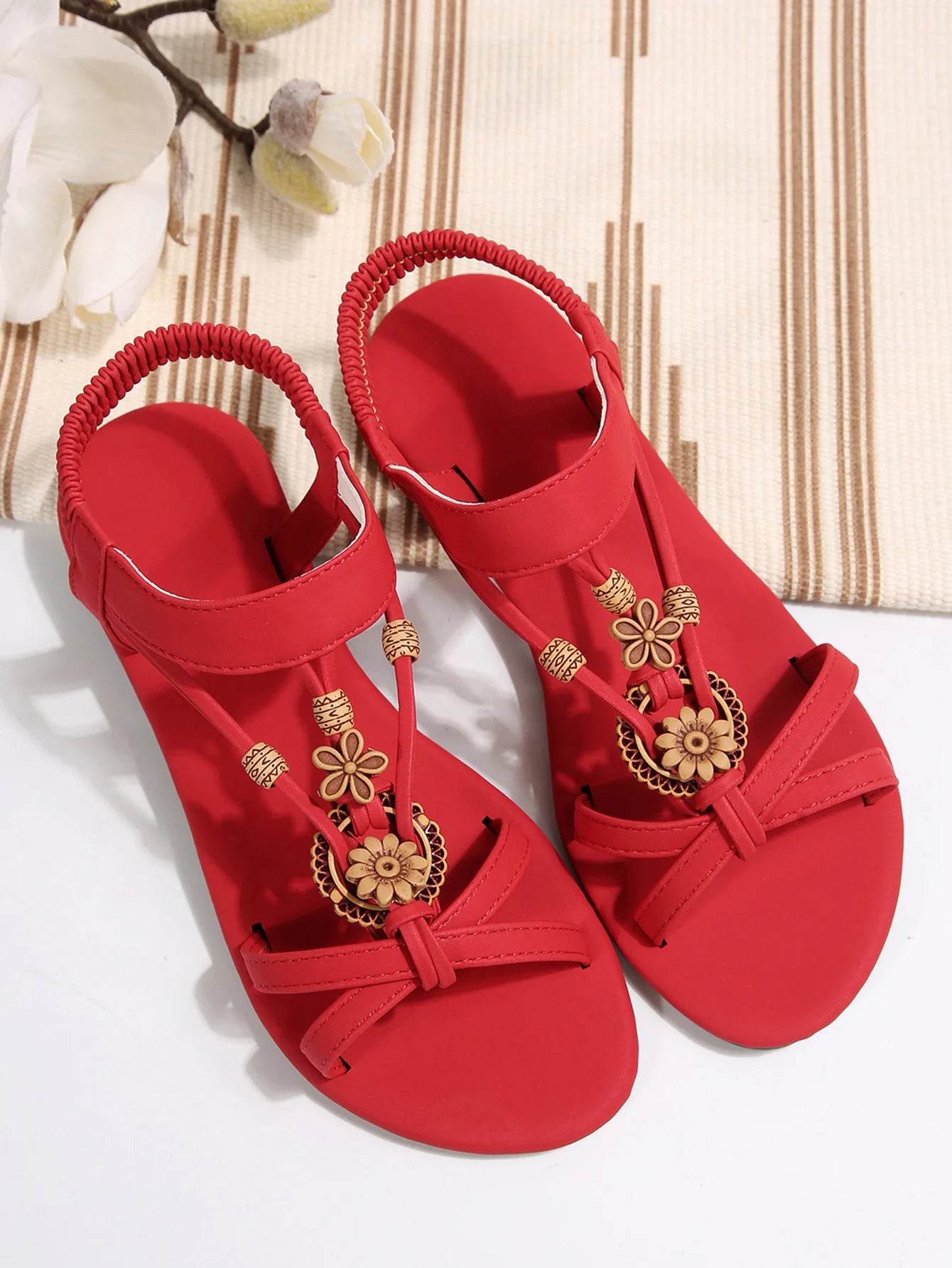 Footmax Women's Flat Sandals - Dopamine Colour Series Vibrant Sporty Style Shoes - footmaxldn