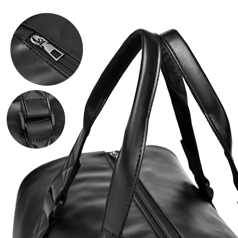 Footmax Large Travel Gym Bag - Wet Dry Separation with Shoe Compartment - footmaxldn