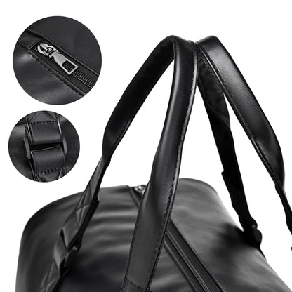 Footmax Large Travel Gym Bag - Wet Dry Separation with Shoe Compartment - footmaxldn