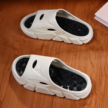 New Summer Men Massage Slippers Sides Indoor Outdoor Sandals Beach Casual Shoes Soft Sole Slides Men Flip-flops Men's Footwear - footmaxldn