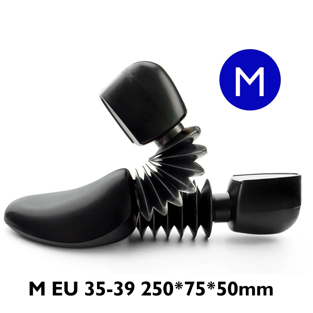 Footmax Adjustable Shoe Stretcher - 2-Pack Plastic Shoe Trees for Flats, Pumps & Boots