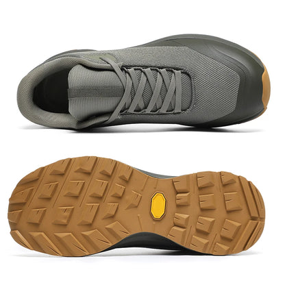 Footmax Men's Waterproof Hiking Shoes - Anti-Skid Outdoor Travel Sneakers