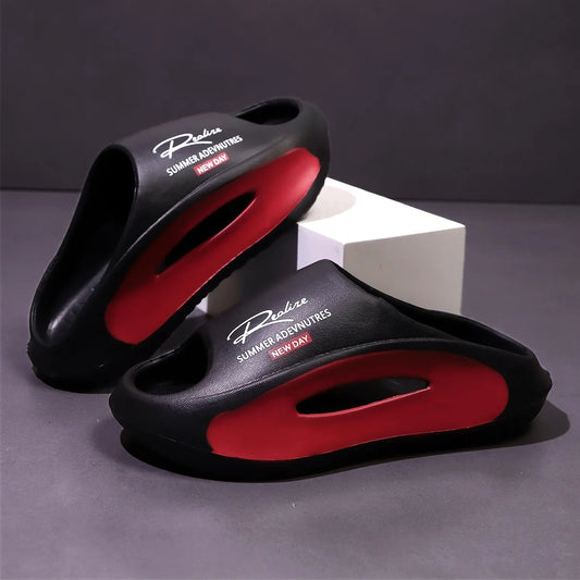 Men'S Casual Slip-On Sandals - Lightweight EVA Material, Open Toe Design, All-Season Comfort for Casual Attire, Strappy Sandal - footmaxldn