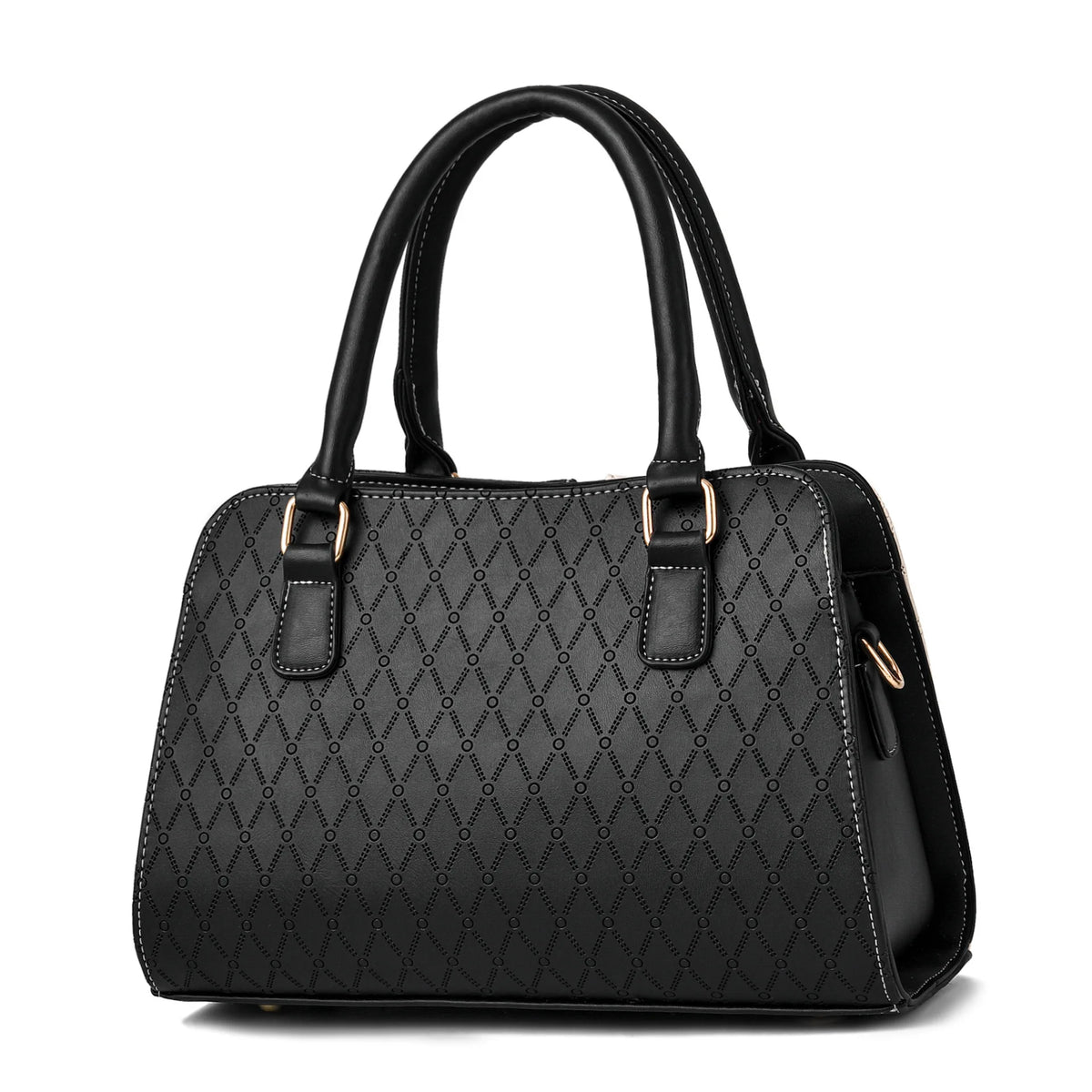 Women's Two-Tone Top Handle Bag | Footmaxldn - footmaxldn