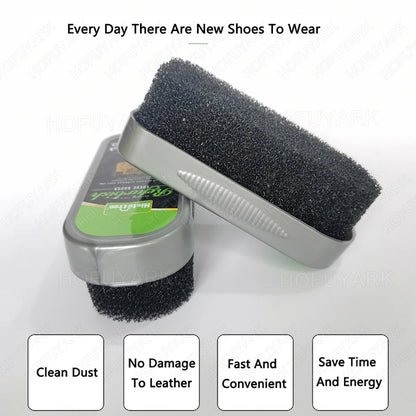 Footmax Suede Shoe Brush - Soft Sheepskin Cleaner for Boots & Sneakers