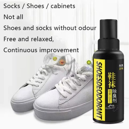 Footmax Shoe & Sock Odor Spray - 100ml Antibacterial Antiperspirant Freshener