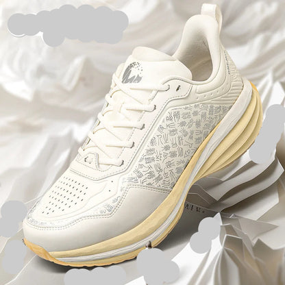 ONEMIX 2024 Sports Shoes Women Autumn And Winter Leather Cover Cold Waterproof Lightweight Comfortable Breathable Running Shoes - footmaxldn