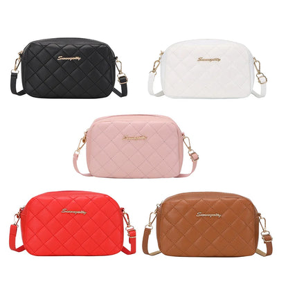 Footmaxldn Quilted Crossbody Camera Bag