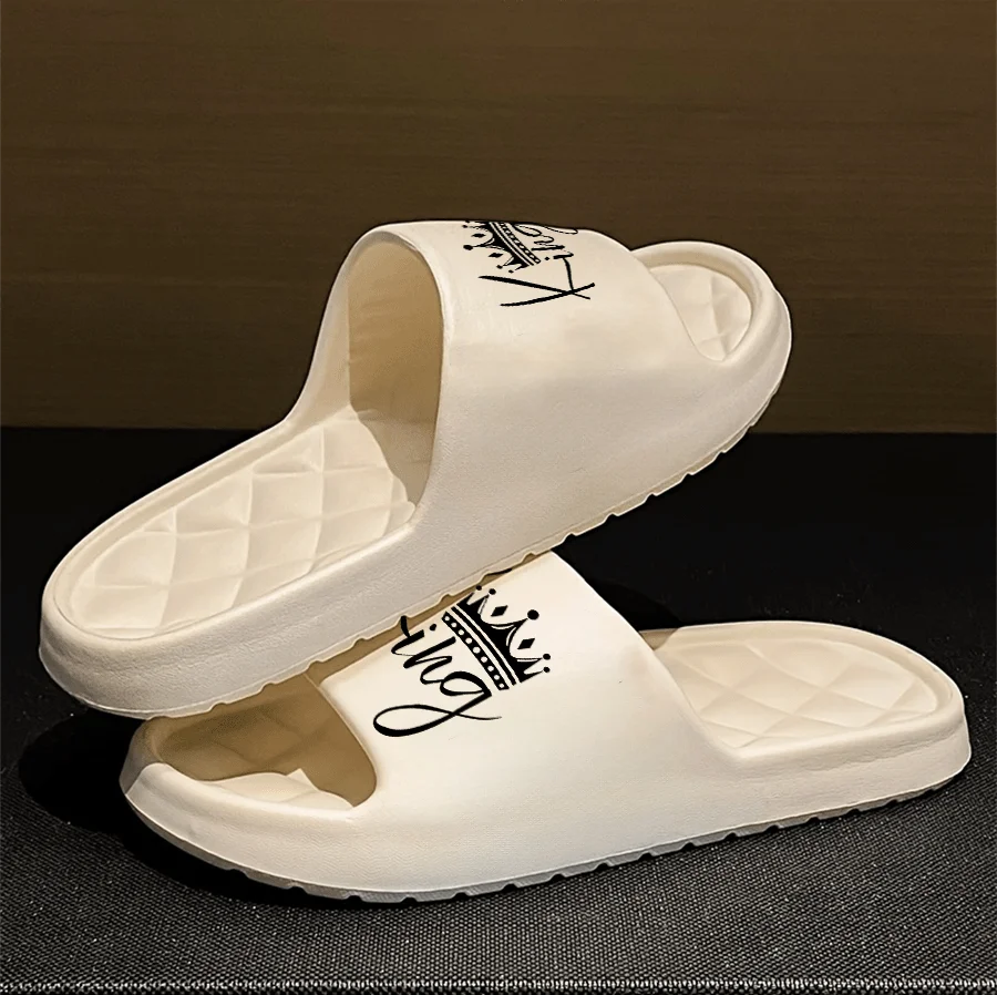 Footmaxldn Men's Lightweight EVA Sole Casual Slip-On Shoes