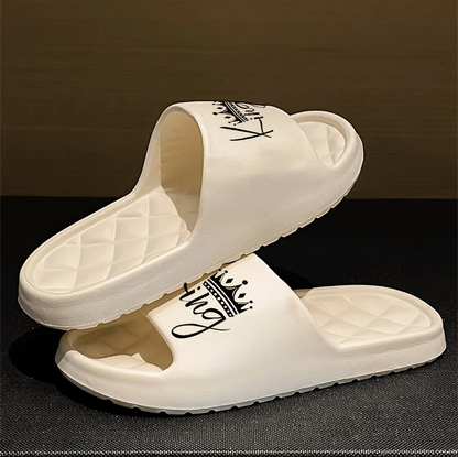 Footmaxldn Men's Lightweight EVA Sole Casual Slip-On Shoes