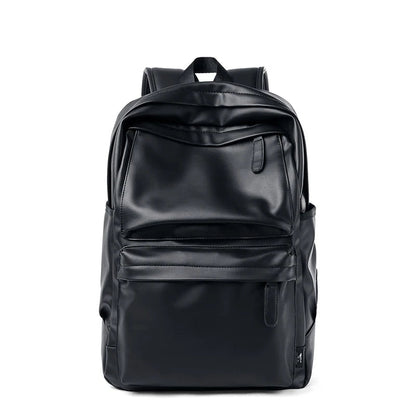 Septwolves  High-quality Leather laptop Computer Backpack 15-Inch Large Capacity Waterproof Backpack For Men Business Travel Use - footmaxldn