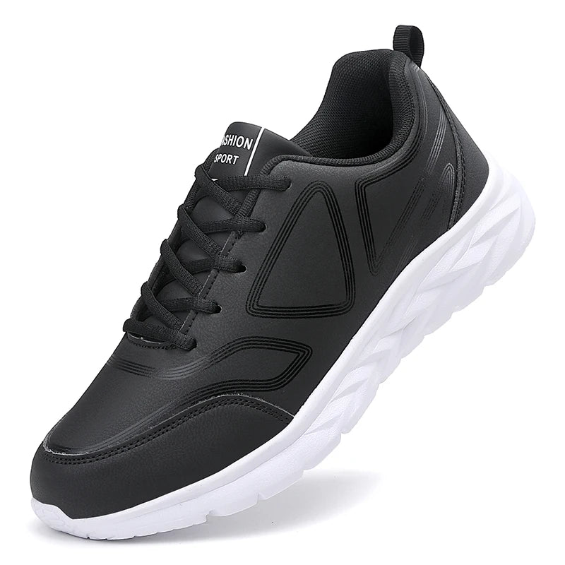 Waterproof Men Sneakers Thick Soled Casual Shoes Men Cushion Sports Shoes Outdoor Running and Walking Shoe Plus Size 39-46 - footmaxldn