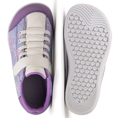 Footmaxldn Kids Barefoot Canvas Sneaker | Wide Toe Box, Zero-Drop, Non-Slip