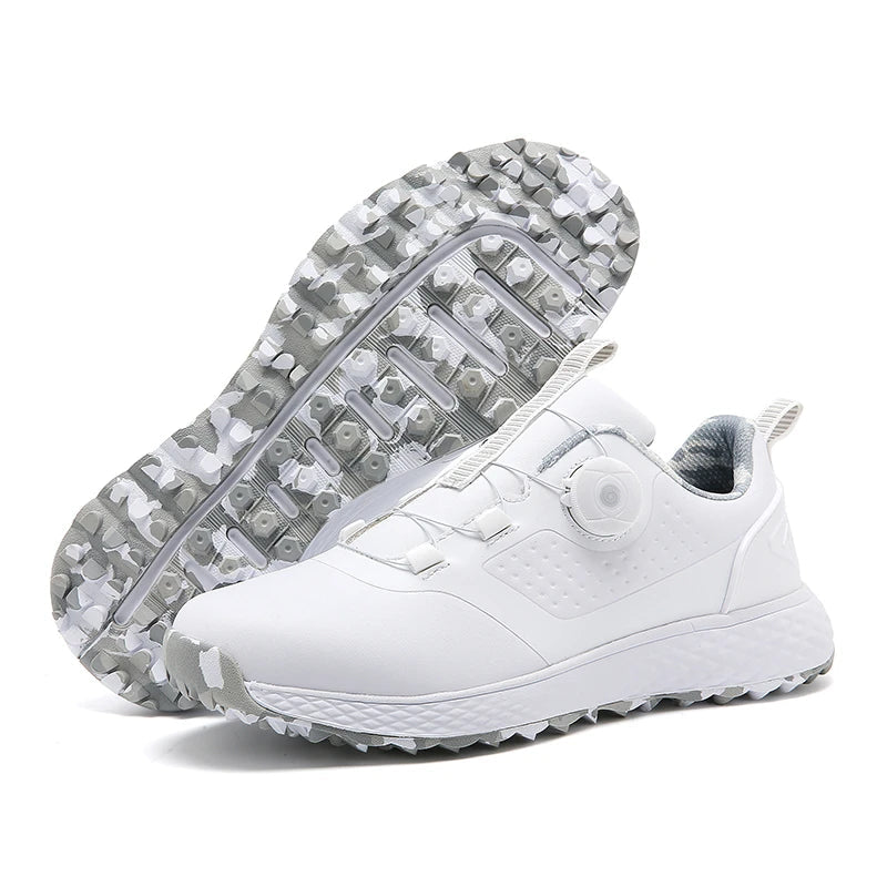Hot Sale Waterproof Golf Shoes Unisex Outdoor Non-Slip Golf Sneakers Men Luxury Comfortable Golfer Footwear Women Walking Shoes - footmaxldn