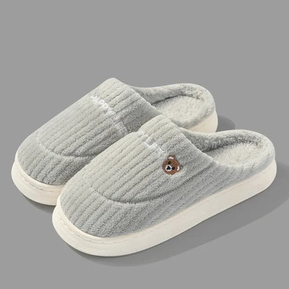 Womens Slippers Cotton Casual Home Indoor Anti Slip - FOOTMAX