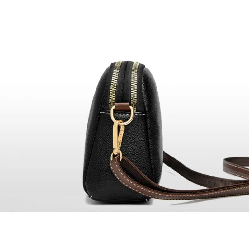 Women's Leather Flap Crossbody Bag