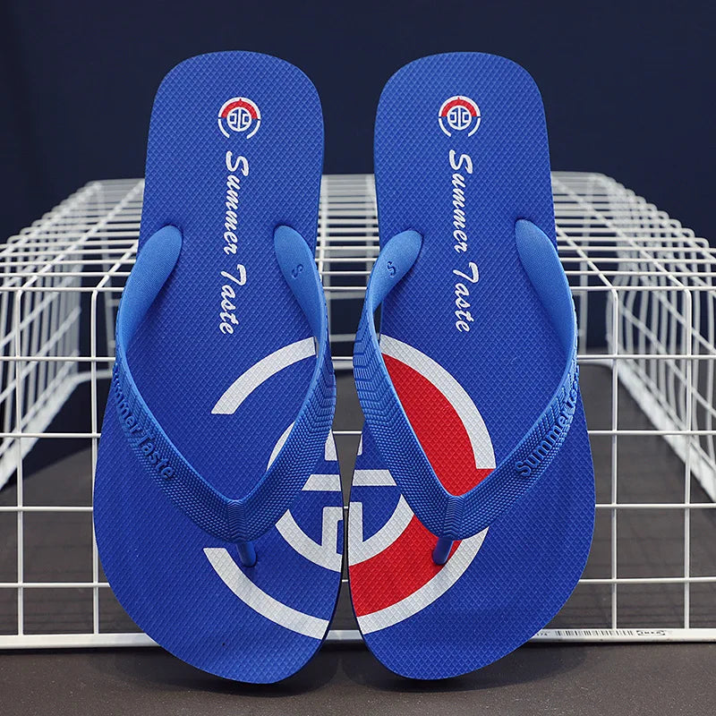 Men's Anti-Slip Beach Sandals - Lightweight Summer Flip Flops - footmaxldn