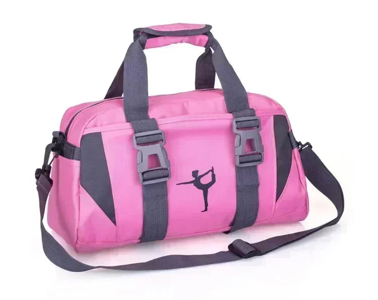 Footmax Waterproof Yoga Fitness Bag for Women - Nylon Training Shoulder Crossbody Gym Duffel 20-35L - footmaxldn