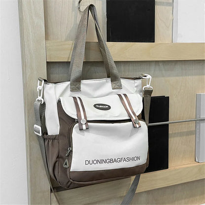 Women's Tote Bag, Large Capacity Daily Handbag, Travel Bucket Shoulder Bag, Fashion Messenger Bag,Campus School Bags Satchel - footmaxldn
