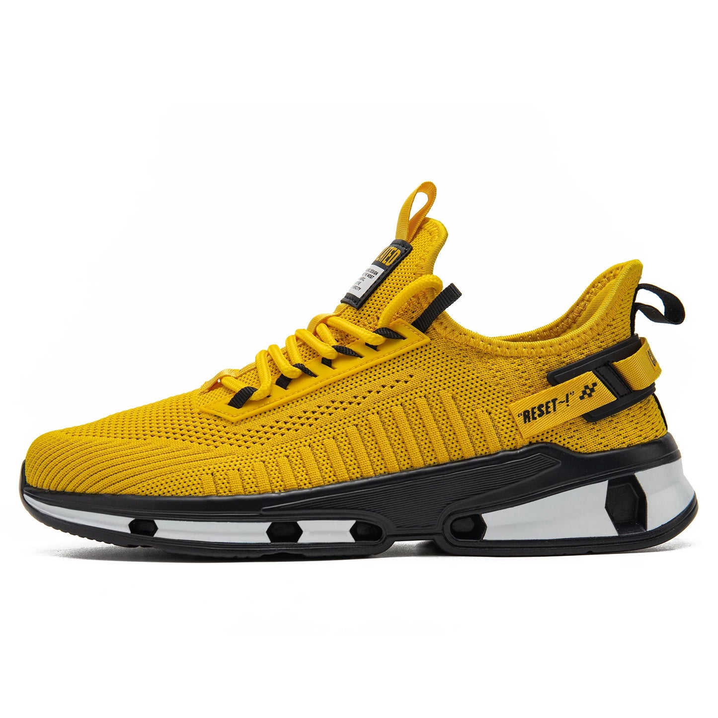 Baasploa Men Running Sneakers Leather Mesh Breathable Classic Sport Sneakers Male Comfortable Non-slip Waterproof Casual Shoes - footmaxldn