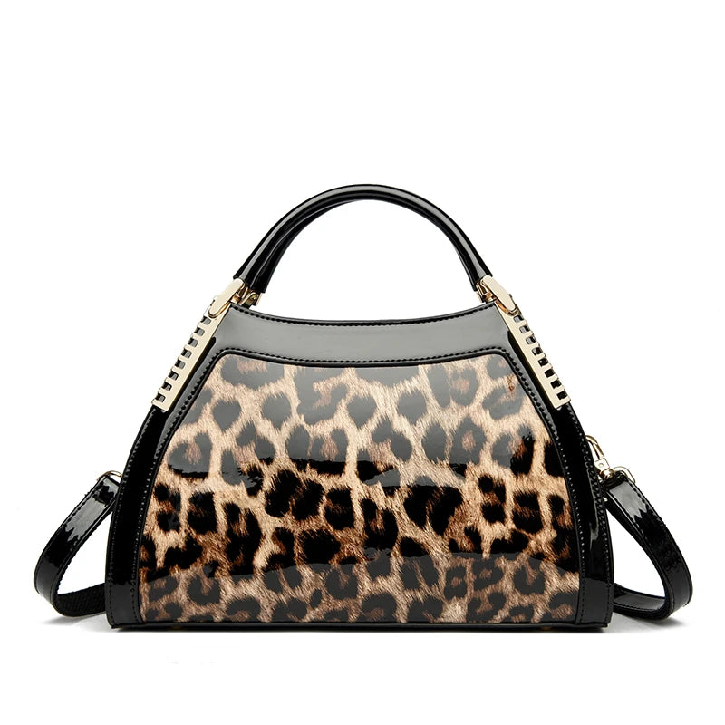 Alligator Patent Leather Shoulder Crossbody Hand Bags for Women Brand Luxury Handbags Women Bags Designer Hobos Two Layers Sac - footmaxldn