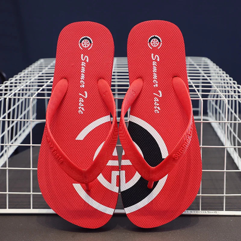 Men's Anti-Slip Beach Sandals - Lightweight Summer Flip Flops - footmaxldn