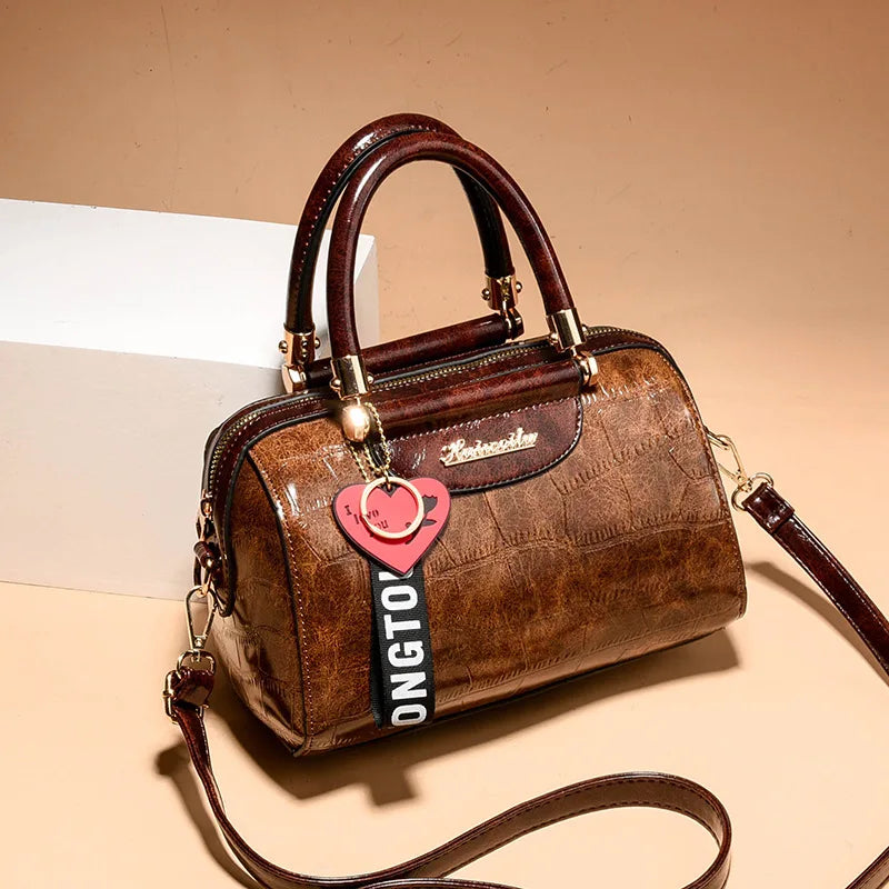 Luxury Design Handbags Shoulder Bags Top Quality PU Leather Women Handbag Classic Crocodile Tote Bag Female Messenger Bag Bolso - footmaxldn