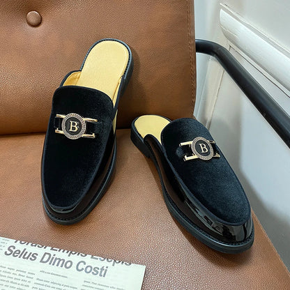 New Black Mens Sandals Dress Shoes Business Men Summer Sandals Free Shipping  Men Shoes - footmaxldn