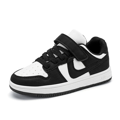 Boys and girls sports students non-slip light shoes children running shoes classic leather casual shoes size 29-39 - footmaxldn