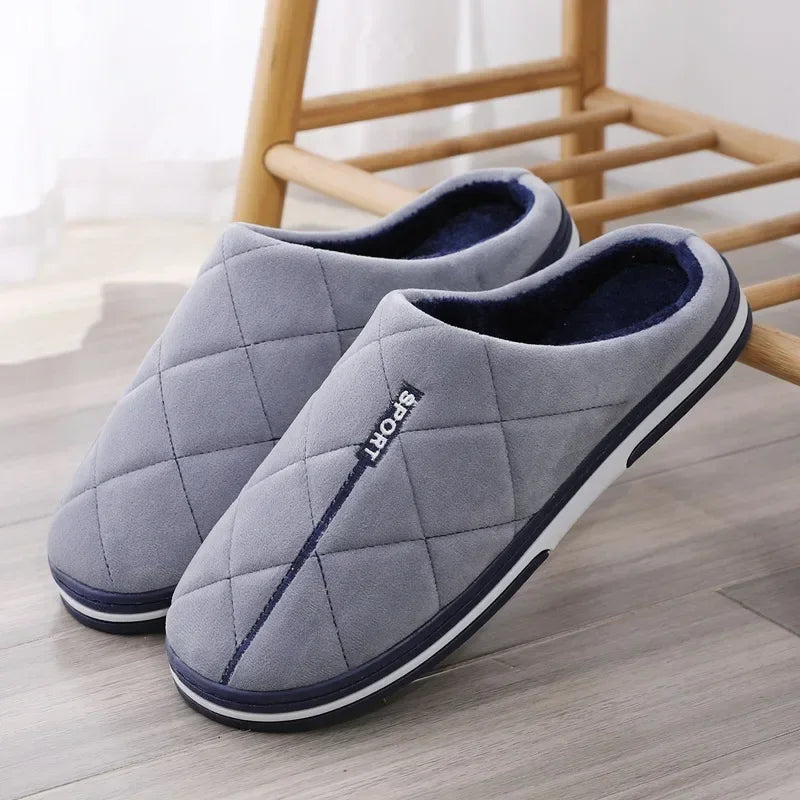 Men's Big Size Winter Waterproof Slippers - Non-Slip | Footmax - footmaxldn