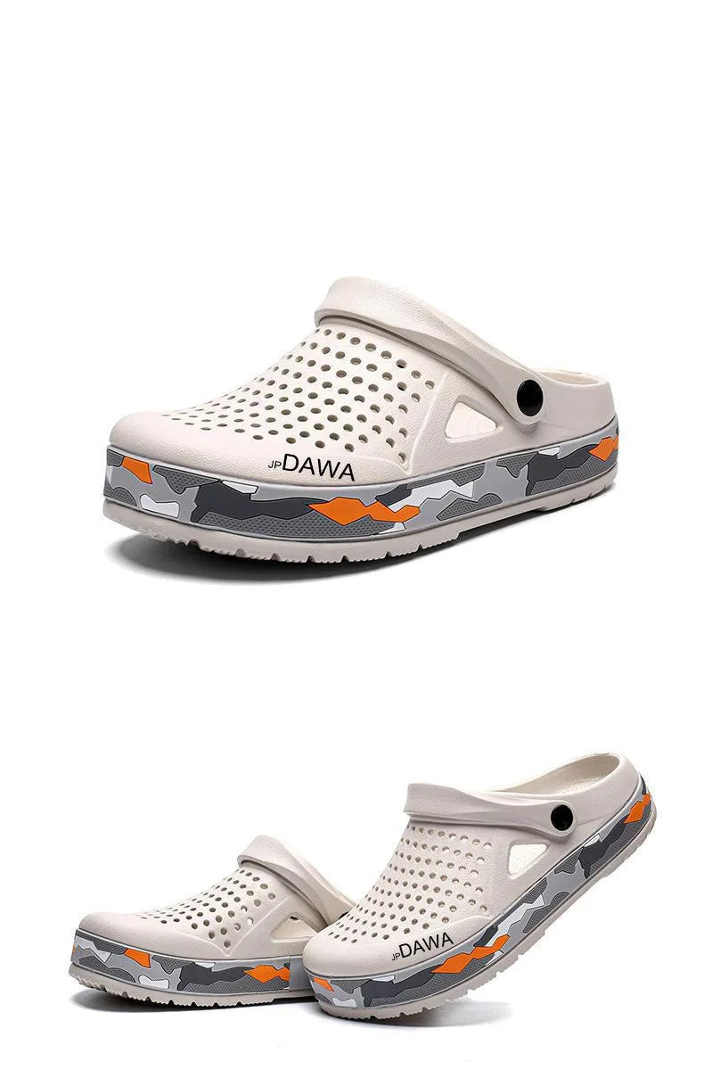 Summer fashionable and comfortable sandals, casual hiking and fishing shoes, breathable and non slip beach shoes, home shoes - footmaxldn