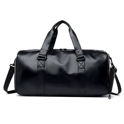 Golf Boston Bag Golf Clothing Bags Travel Business Handbag Large-capacity Crossbody Handbag Soft PU Leather Sports Fitness Gifts - footmaxldn
