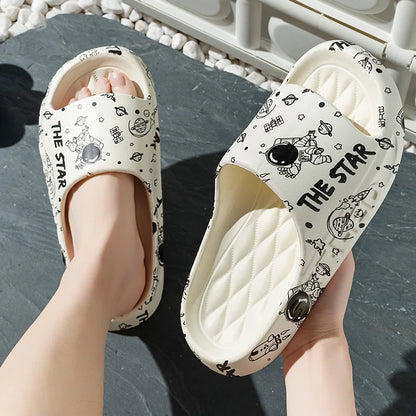 Non-Slip Bathroom Slippers - Women's Indoor Outdoor Summer Footwear - footmaxldn
