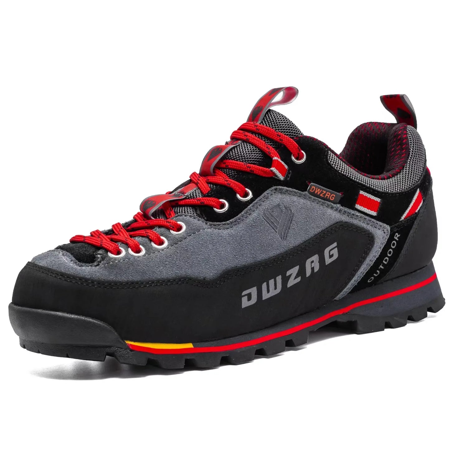 Fashion Waterproof Hiking Shoes Men's Climbing Shoes Anti-collision Fashion Outdoor Casual Lace-up Sneakers - footmaxldn