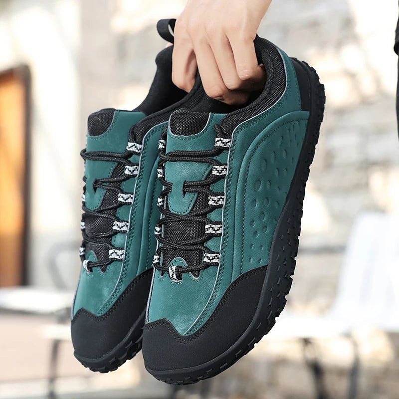 Autumn New Wide Toe Men Waterproof Sneakers Outdoor Non-slip Rubber Walking Shoes For Men Sport Hiking Footwear Plus Size 37-48 - footmaxldn