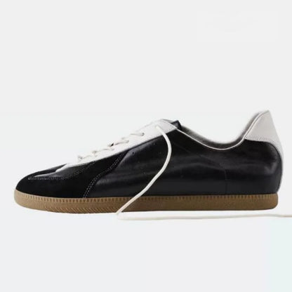 Women's Split Leather Retro Trainer | footmaxldn