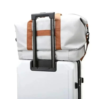 Large Capacity Travel Gym Bag Short-distance Luggage Portable Fitness Bags Shoulder Crossbody Handbags Men's Sports Waterproof B - footmaxldn