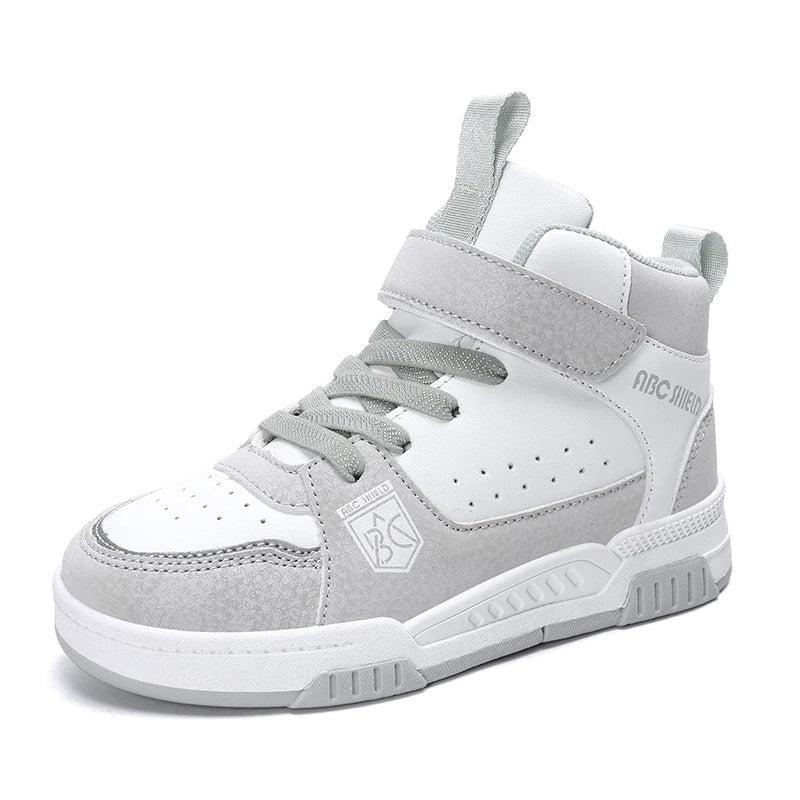 Footmax Kids High-Top Basketball Sneakers - Non-Slip Sports Shoes for Boys & Girls - footmaxldn