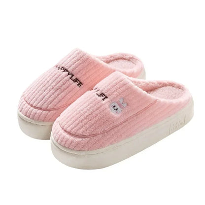 Womens Slippers Cotton Casual Home Indoor Anti Slip - FOOTMAX