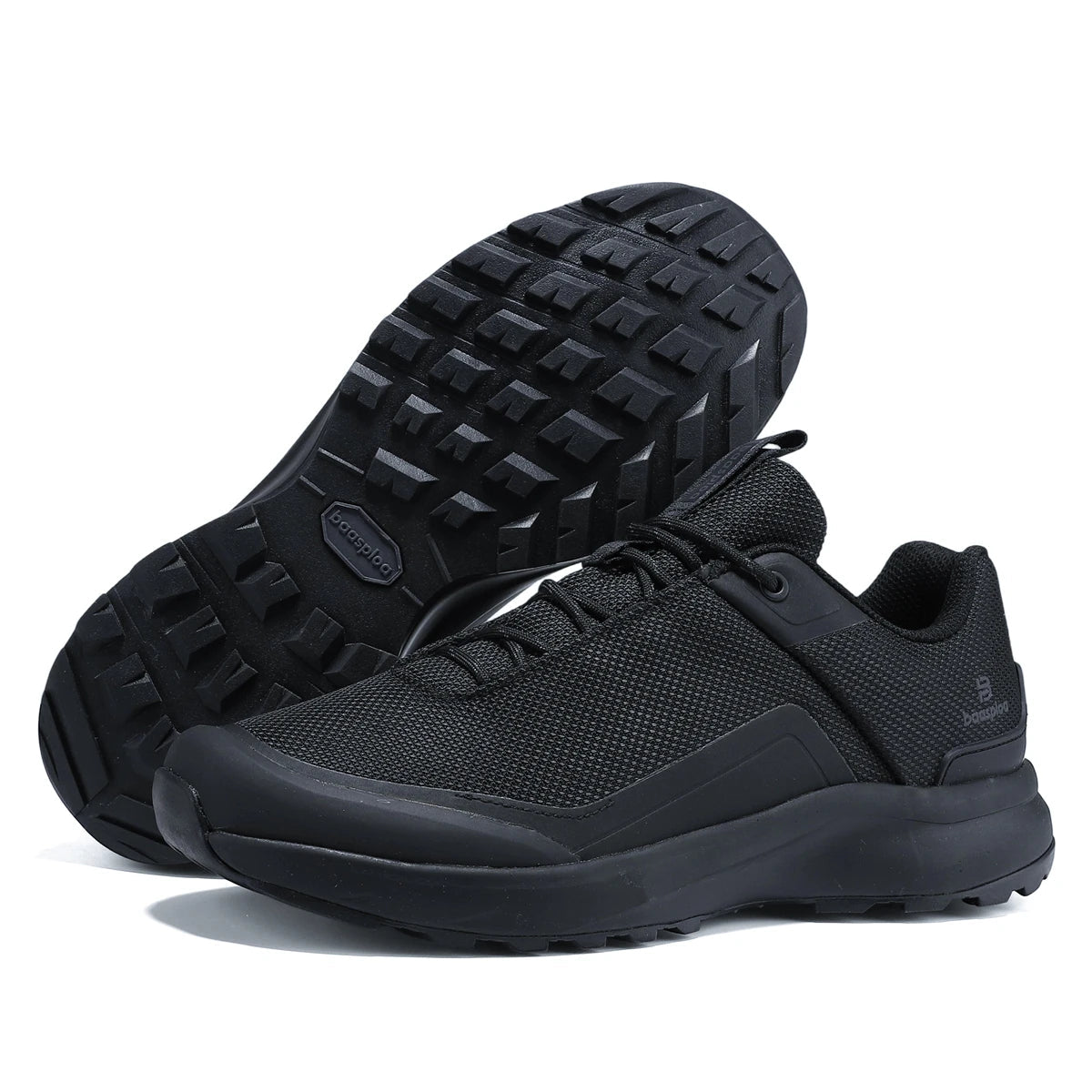 Footmax Men's Hiking Shoes - Waterproof Litchi Leather Trekking Boots