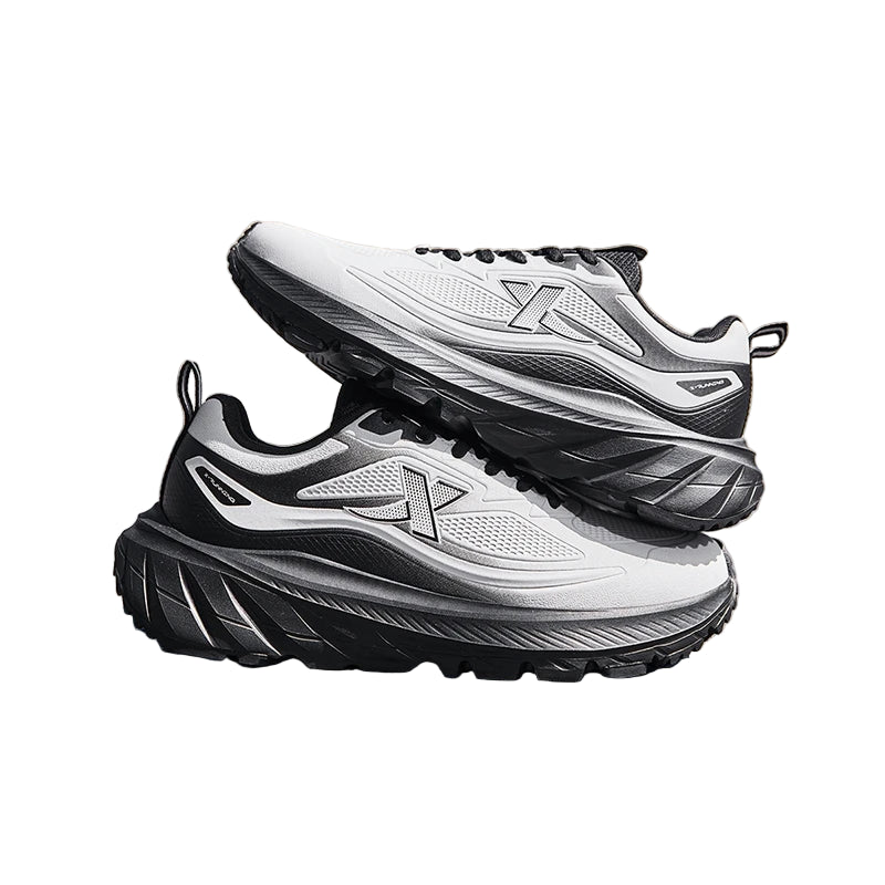 Footmax Men's Waterproof Running Shoes - Lightweight Shock Absorption Sneakers