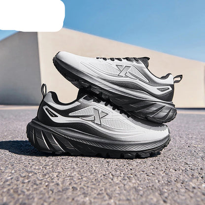 Xtep Running Shoe For Men QingYue Cotton Waterproof Shock Absorption Wear-Resistant Durability Lightweight Sneakers 875419110002 - footmaxldn