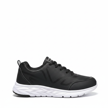 footmaxldn Men's Waterproof Sneakers | Cushioned Thick-Sole Running & Walking Shoes - footmaxldn